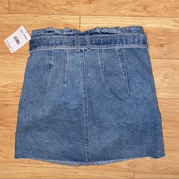 Free People Mid Indigo Jean Skirt - Picture 6 of 7